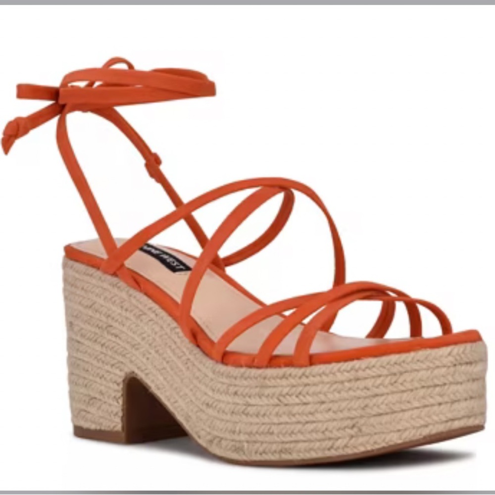 ✨ Nine West Riplee Platform Espadrille Sandals – Size 10 (Brand New) ✨